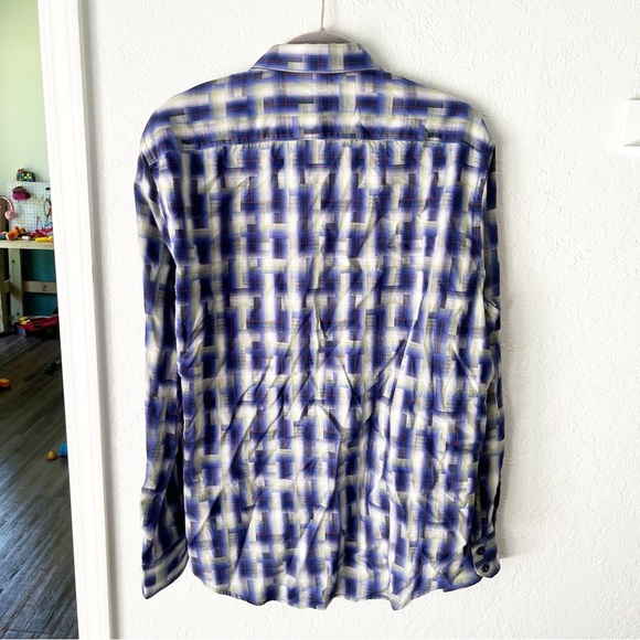 Robert Graham Shirt Men's XL Plaid Multicolor Long Sleeve Button Up 100% Cotton - Picture 8 of 8